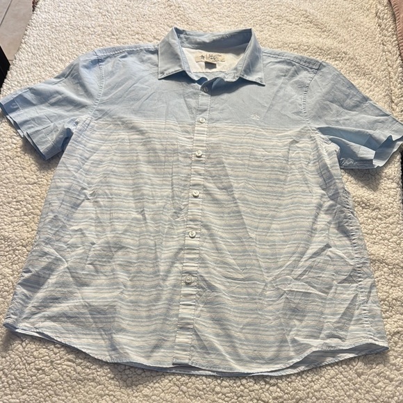 Original Penguin Blue Casual Button Down Shirt - Picture 1 of 6
